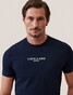 Cavallaro Napoli Bari Tee Front Logo T-Shirt Dark Evening Blue