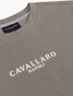 Cavallaro Napoli Bari Tee Front Logo T-Shirt Licht Groen