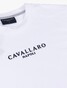 Cavallaro Napoli Bari Tee Front Logo T-Shirt Wit