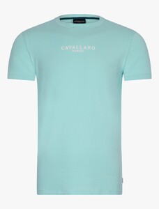 Cavallaro Napoli Bari Tee T-Shirt Aqua Blue