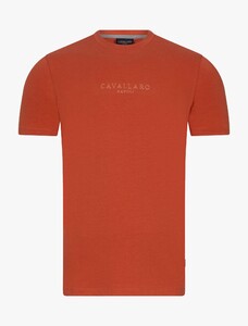 Cavallaro Napoli Bari Tee T-Shirt Burnt Orange