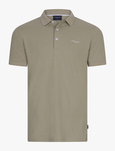 Cavallaro Napoli Bavegio Subtle Cotton Stretch Poloshirt Light Green