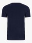 Cavallaro Napoli Beciano Tee Front Logo Pattern T-Shirt Donker Blauw