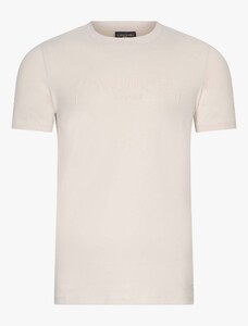 Cavallaro Napoli Beciano Tee Front Logo Pattern T-Shirt Kitt