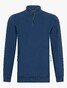 Cavallaro Napoli Benalio Half Zip Sweat Pullover Mid Blue