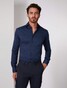 Cavallaro Napoli Brenn Jersey Fine Pattern Jersey Shirt Indigo Blue-Dark Blue