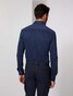 Cavallaro Napoli Brenn Jersey Fine Pattern Jersey Shirt Indigo Blue-Dark Blue