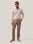 Cavallaro Napoli Brizino Herringbone Pattern Shirt Sand