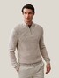 Cavallaro Napoli Brosso Half Zip Pullover Beige