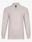 Cavallaro Napoli Brosso Half Zip Pullover Beige