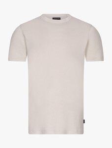 Cavallaro Napoli Bruno Tee Cotton Linnen T-Shirt Kitt