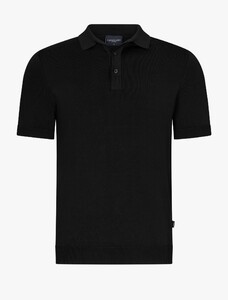Cavallaro Napoli Casco Uni Color Polo Zwart
