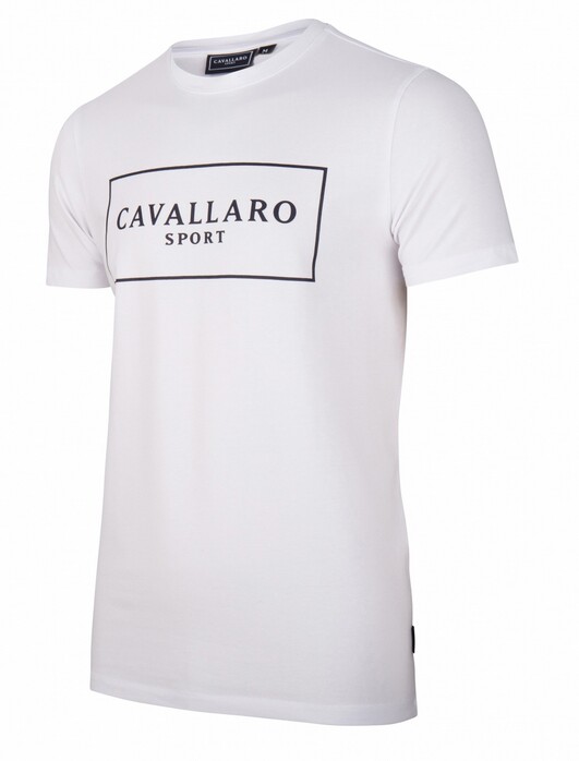 Cavallaro Napoli Cavallaro Sport R-Neck Tee T-Shirt White