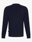 Cavallaro Napoli Cavezzio Crew Neck Front Logo Sweat Pullover Dark Evening Blue