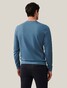 Cavallaro Napoli Cavezzio Crew Neck Front Logo Sweat Pullover Greyblue