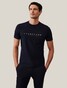 Cavallaro Napoli Cavezzio Tee Front Logo T-Shirt Dark Evening Blue