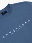 Cavallaro Napoli Cavezzio Tee Front Logo T-Shirt Greyblue