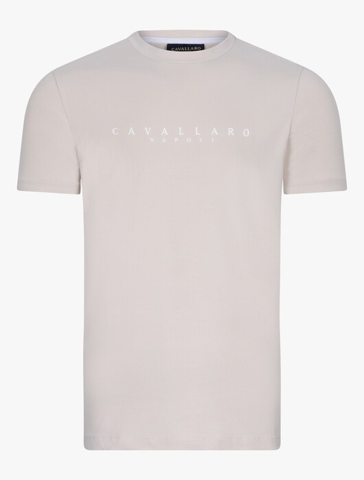 Cavallaro Napoli Cavezzio Tee Front Logo T-Shirt Kitt