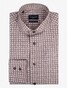 Cavallaro Napoli Cecilio Pied-de-Poule Pattern Shirt Dark Brown Melange