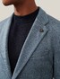 Cavallaro Napoli Cencio Jacket Subtle Herringbone Colbert Donker Blauw