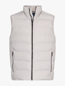 Cavallaro Napoli Cesario Padded High Zip Body-Warmer Dark Kitt