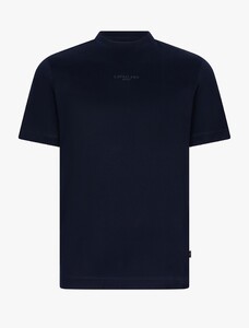 Cavallaro Napoli Chiavari Tee Mercerized Cotton T-Shirt Donker Blauw