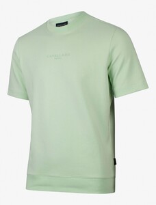 Cavallaro Napoli Cinque Sweat Tee T-Shirt Licht Groen