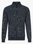 Cavallaro Napoli Cipro Full Zip Cardigan Dark Evening Blue