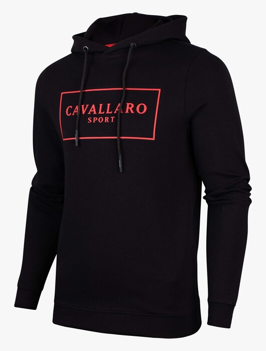 Cavallaro Napoli Ciro Sport Hoodie Pullover Black