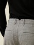 Cavallaro Napoli Como Pleated Mini Herringbone Pants Mid Grey