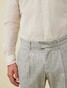 Cavallaro Napoli Como Pleated Mini Herringbone Pants Off White
