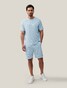 Cavallaro Napoli Coranio Cotton texture Tee T-Shirt Light Blue