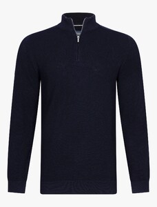 Cavallaro Napoli Corinaldo Half Zip Pullover Dark Evening Blue