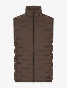 Cavallaro Napoli Corrado Quilted Pattern Body-Warmer Bruin