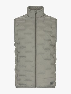 Cavallaro Napoli Corrado Quilted Pattern Body-Warmer Faded Green