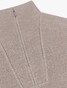 Cavallaro Napoli Corsico High Neck Half Zip Rib Knit Pullover Sand