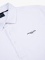 Cavallaro Napoli Cotton Uni Stretch Subtle Front Logo Poloshirt White