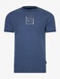 Cavallaro Napoli Dario Tee T-Shirt Indigo Blauw