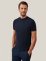 Cavallaro Napoli Darione Tee Subtle Tone-on-Tone Logo T-Shirt Dark Evening Blue