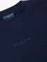 Cavallaro Napoli Darione Tee Subtle Tone-on-Tone Logo T-Shirt Dark Evening Blue