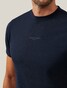 Cavallaro Napoli Darione Tee Subtle Tone-on-Tone Logo T-Shirt Dark Evening Blue