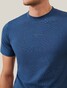 Cavallaro Napoli Darione Tee Subtle Tone-on-Tone Logo T-Shirt Mid Blue