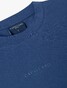 Cavallaro Napoli Darione Tee Subtle Tone-on-Tone Logo T-Shirt Mid Blue