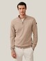 Cavallaro Napoli Desio Half Zip Cotton Cashmere Pullover Sand