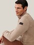 Cavallaro Napoli Desio Half Zip Cotton Cashmere Pullover Sand