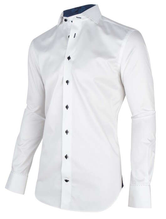 Cavallaro Napoli Duna Shirt White-Navy