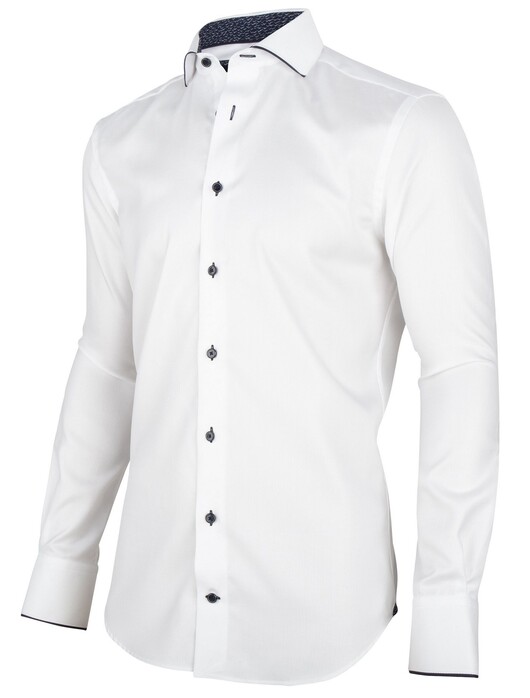 Cavallaro Napoli George Shirt White-Navy