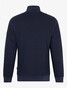 Cavallaro Napoli Jakko Half Zip Sweater Cotton Stretch Pullover Dark Evening Blue