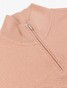 Cavallaro Napoli Jakko Half Zip Sweater Cotton Stretch Pullover Old Pink