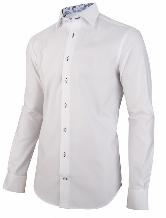 Cavallaro Napoli Jeno Shirt White-Mid Blue